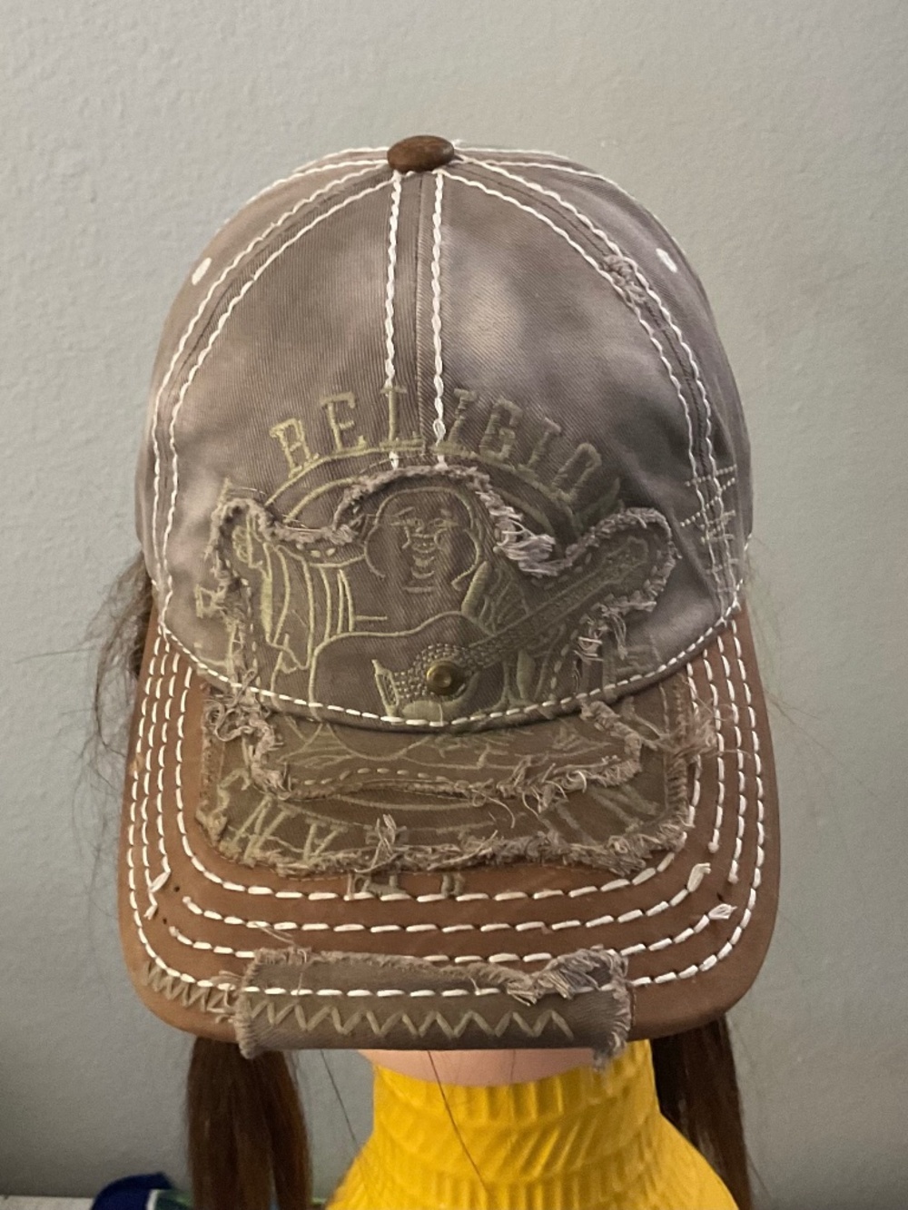 True religion Trucker hat.
